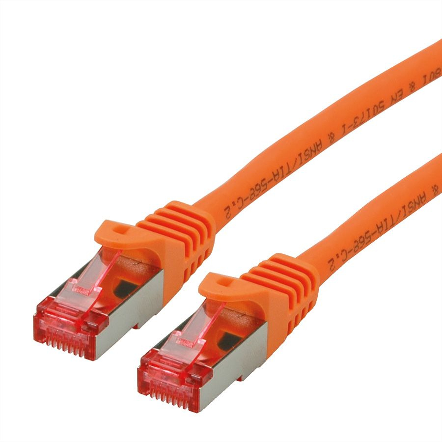 ROLINE 21.15.2670 networking cable Orange 0.5 m Cat6 S/FTP (S-STP)