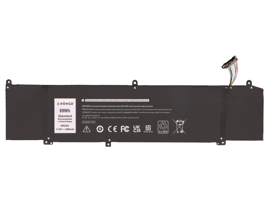 2-power Dell Alienware M15 Main Battery Pack - Akku - 69 mAh