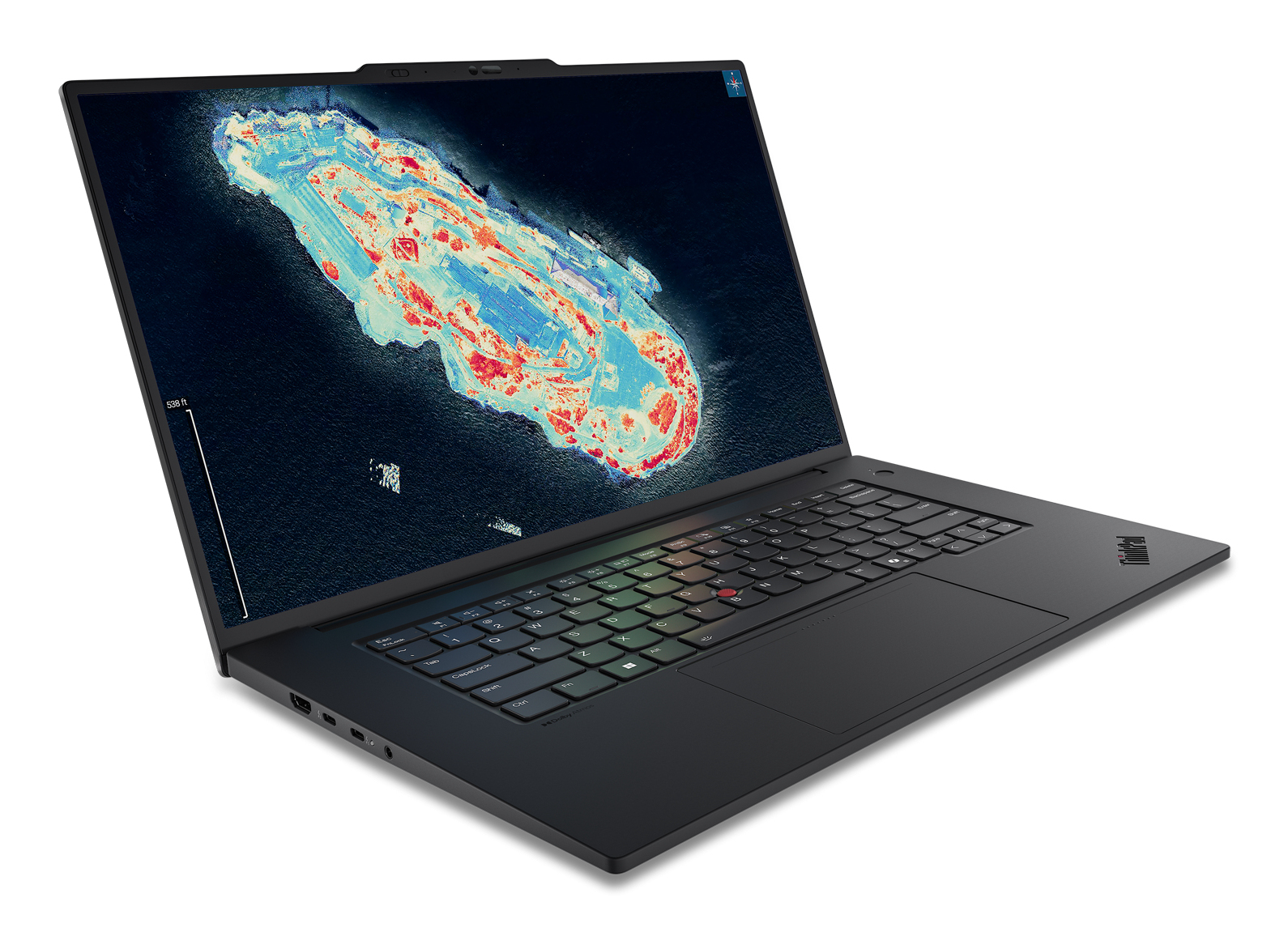 Lenovo ThinkPad T1g Gen 8 Intel Core Ultra 9 285H Port�til 40,6 cm (16) WQUXGA 64 GB LPDDR5x-SDRAM 1 TB SSD NVIDIA GeForce RTX 5070 Wi-Fi 7 (802.11be) Windows 11 Pro Alem�n Negro