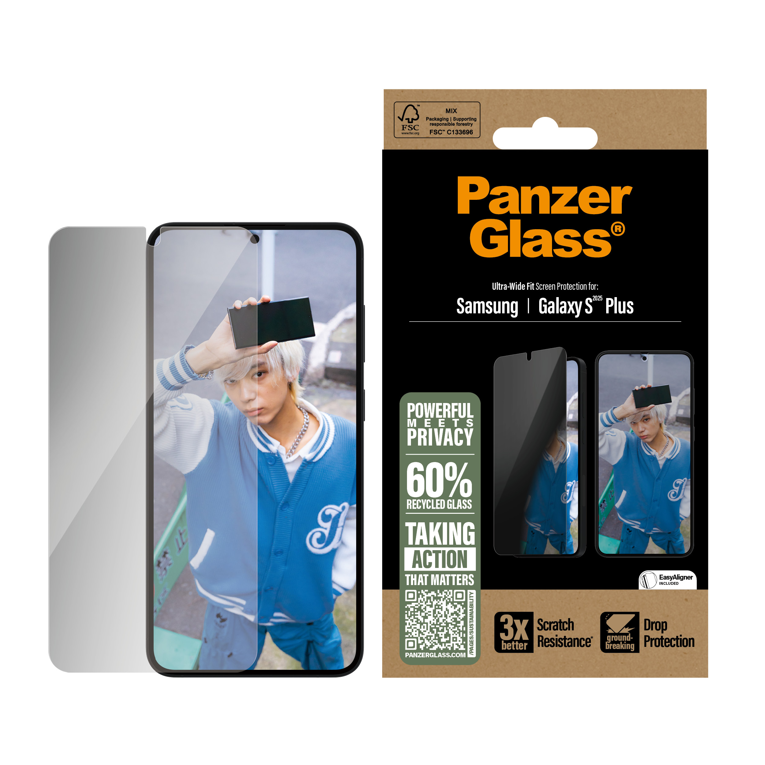 PanzerGlass Privacy - Bildschirmschutz f�r Handy