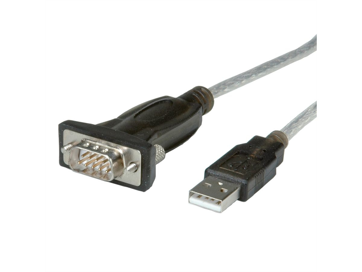 Secomp 12.02.1163 cavo seriale Grigio 1,8 m USB tipo A DB-9