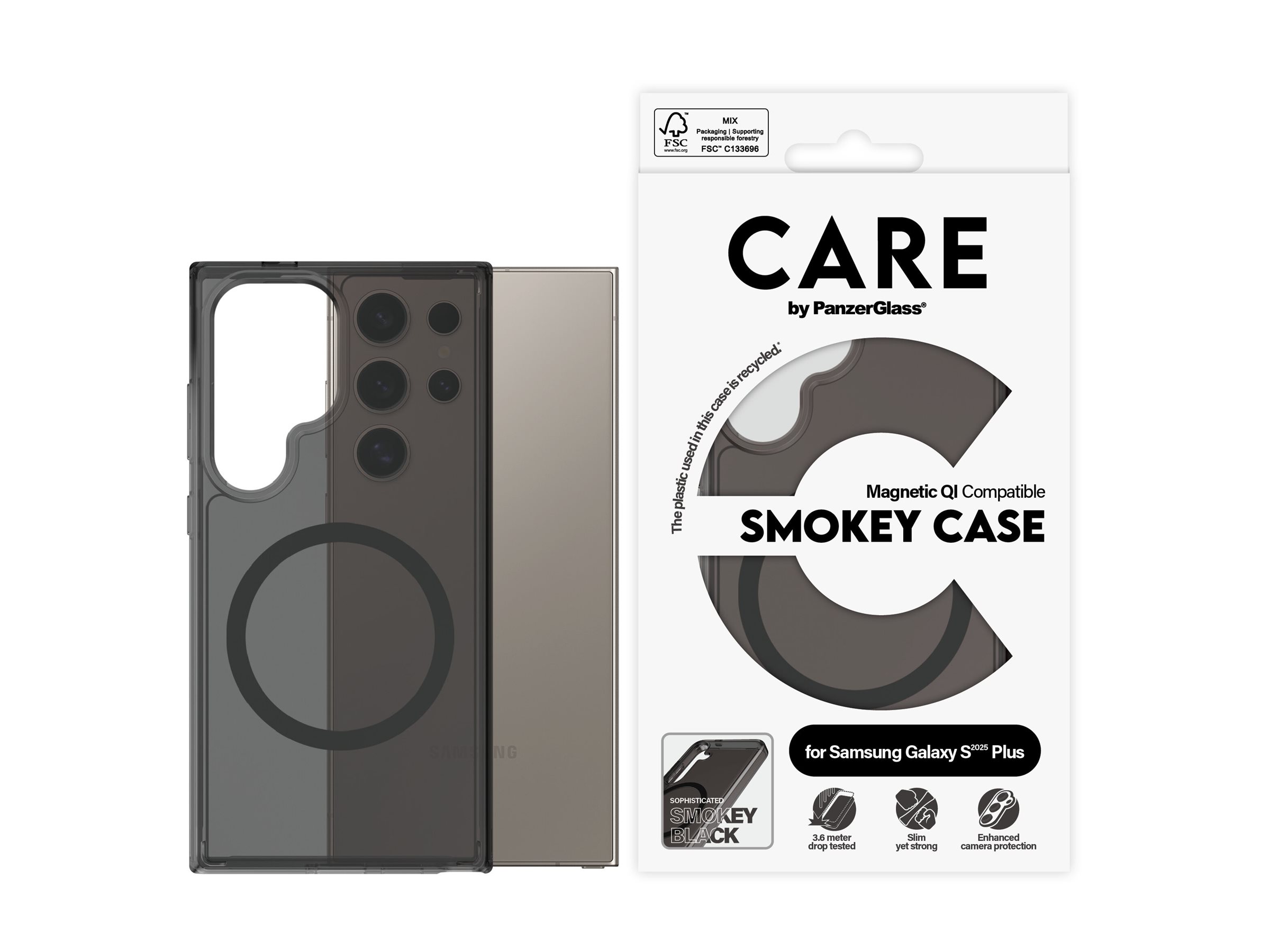 PanzerGlass CARE by PanzerGlass Urban Combat - Hintere Abdeckung f�r Mobiltelefon - Thermoplastisches Polyurethan (TPU)