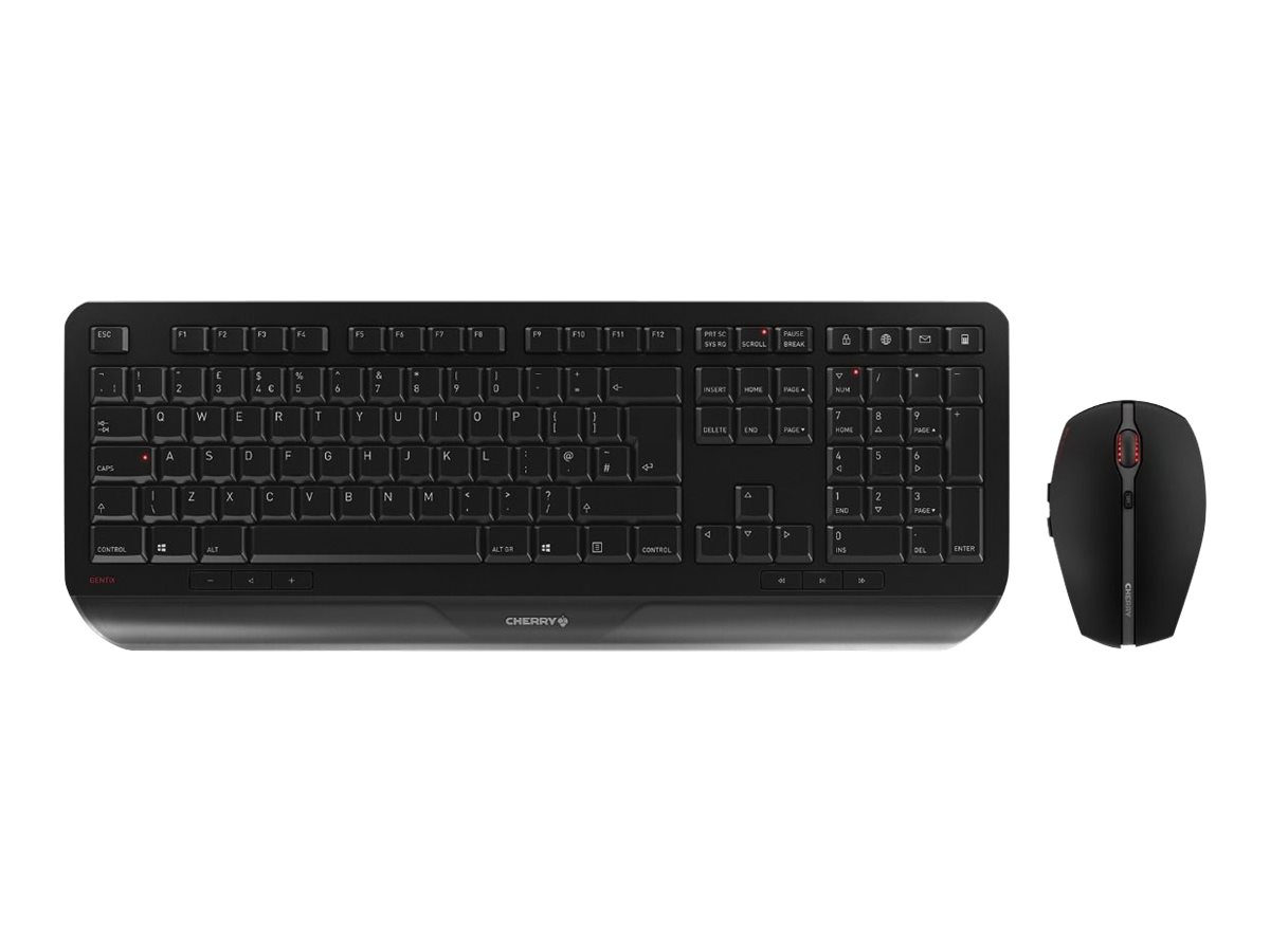 CHERRY GENTIX DESKTOP tastiera Mouse incluso RF Wireless Nero