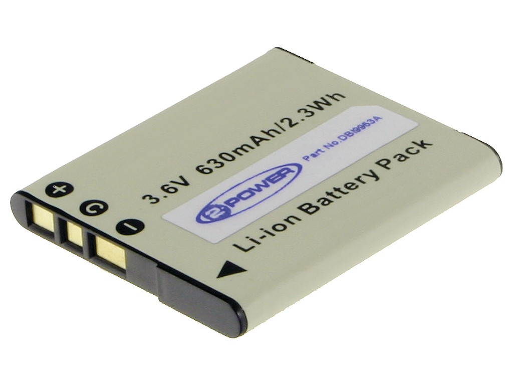 2-power Digital Camera Battery 3.6V 630mAh