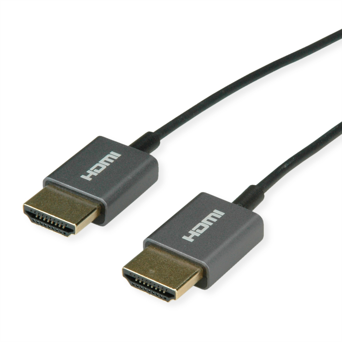 ROLINE HDMI-Koaxialkabel ultraschlank 8K60 ST/ST - Kabel - Digital/Display/Video