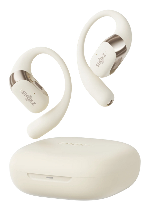 AfterShokz Knochenschall Kopfh�rer OpenFit 2 Beige - Kopfh�rer