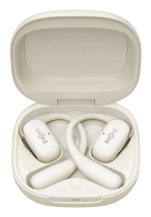 AfterShokz Knochenschall Kopfh�rer OpenFit 2 Beige - Kopfh�rer