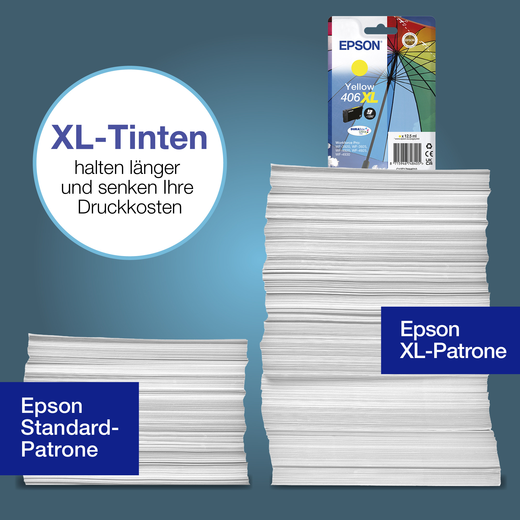 Epson Sglpack YL 406XL Umbrella DURABrite Ultr - Original - Tintenpatrone