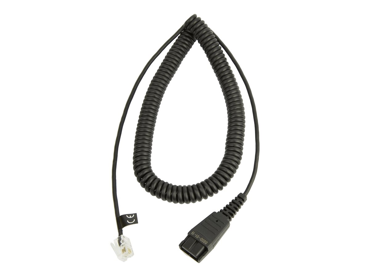 Jabra QD cord w_ resistor, 47K Ohm