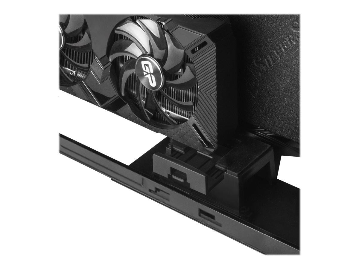 SilverStone SUGO SG15B - Cube - Mini-DTX - keine Spannungsversorgung (ATX / PS/2)