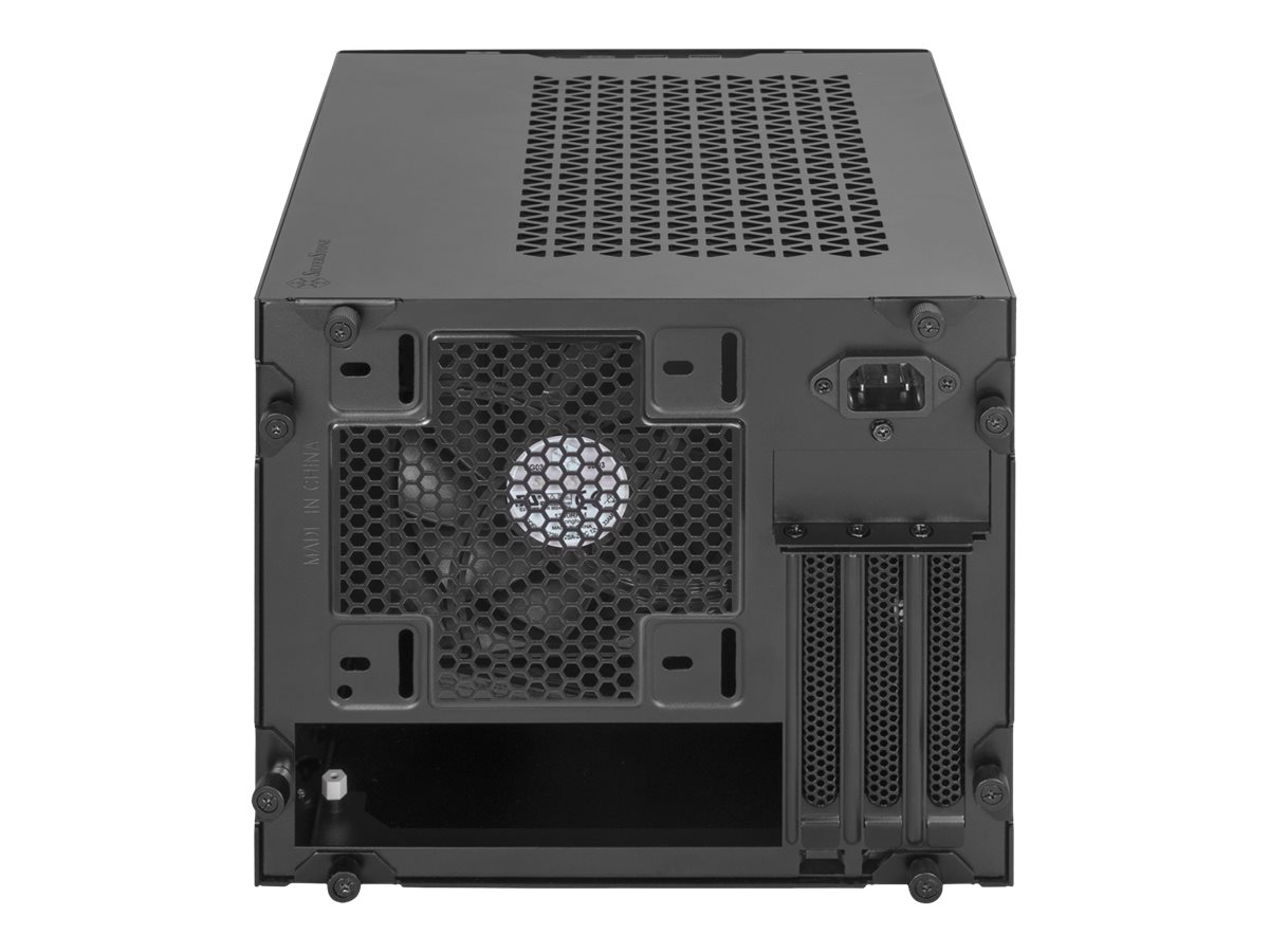 SilverStone SUGO SG15B - Cube - Mini-DTX - keine Spannungsversorgung (ATX / PS/2)