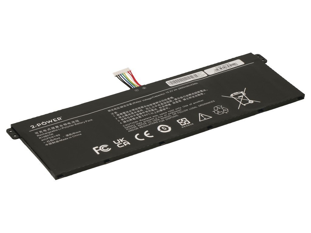 2-Power 2P-R14B01W refacci�n para laptop Bater�a