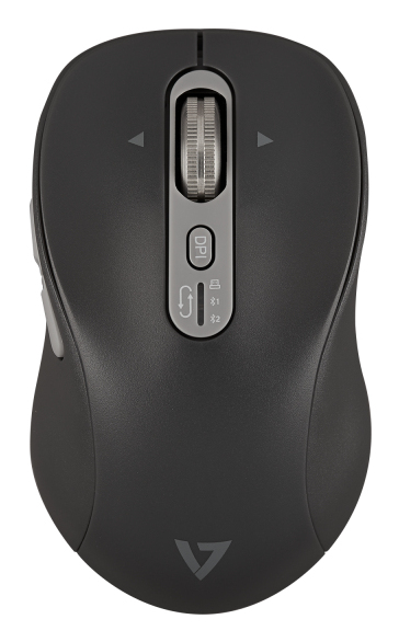 V7 Souris  dfilement latral, Bluetooth bimode MW600BT 2,4 GHz rapide - Rechargeable par USB-C - Connectivit sans fil - 2 canaux Bluetooth, canal 1-2,40 Ghz - 7 bouton(s) - 1 000-1 600-2 400-3 200 ppp slectionnables - Batterie incluse - Windows - MacO