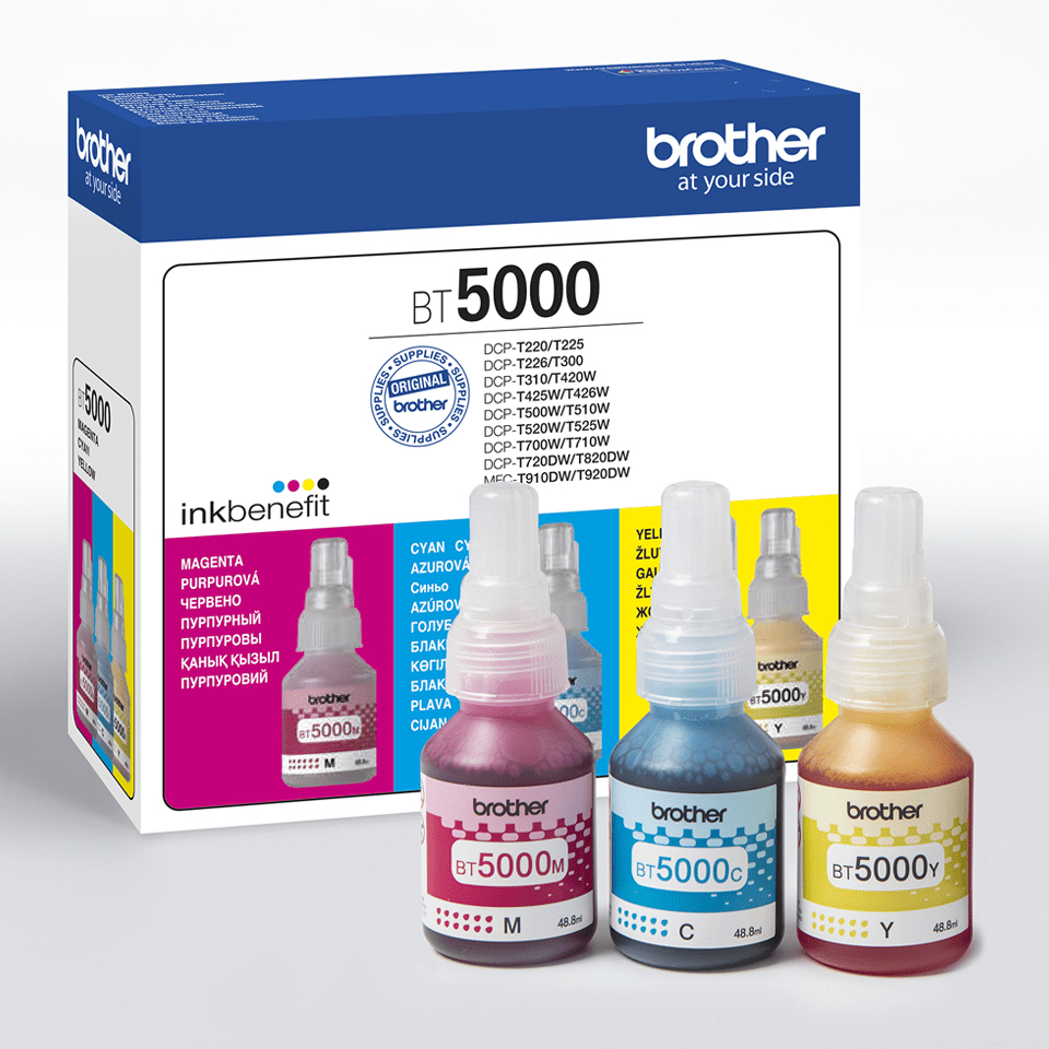 Brother BT5000CL Value Pack - 3er-Pack - 48.8 ml