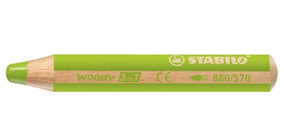 STABILO woody 3 in 1 Verde 1 pz