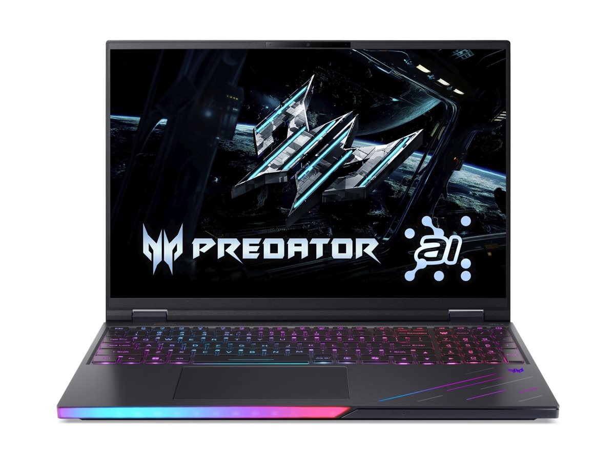 Acer Predator Helios 16 AI PH16-73 - Intel Core Ultra 9 275HX / 2.7 GHz - Win 11 Home - GeForce RTX 5090 - 32 GB RAM - 1.024 TB SSD NVMe - 40.6 cm (16)