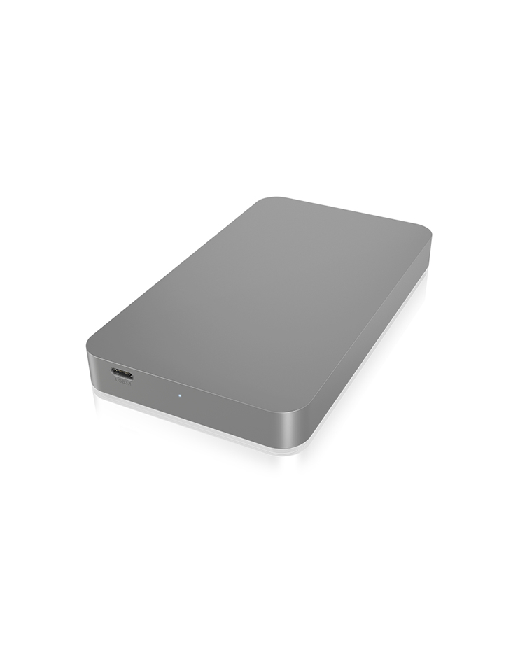 ICY BOX 2.5 External Enclosure for HDD/SSD, USB-C 3.1 Gen2 (10 Gbps),  Aluminium, IB-247-C31