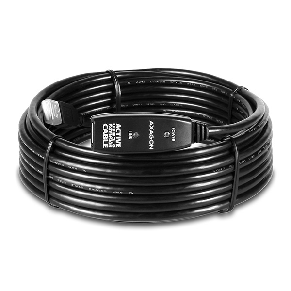 Axagon ADR-210 cavo USB 10 m USB 2.0 USB A Nero