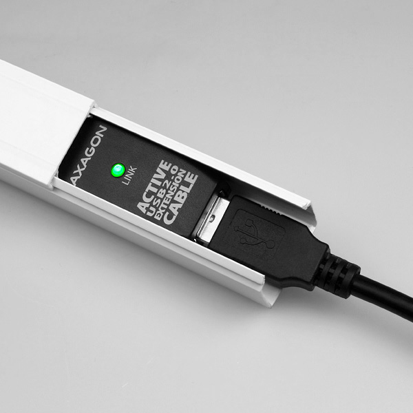 Axagon ADR-210 cavo USB 10 m USB 2.0 USB A Nero