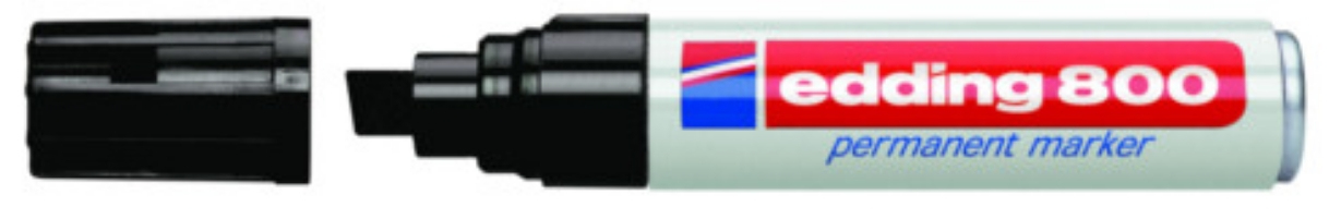 EDDING 800 - Marker - permanent - f�r Glas, Metall