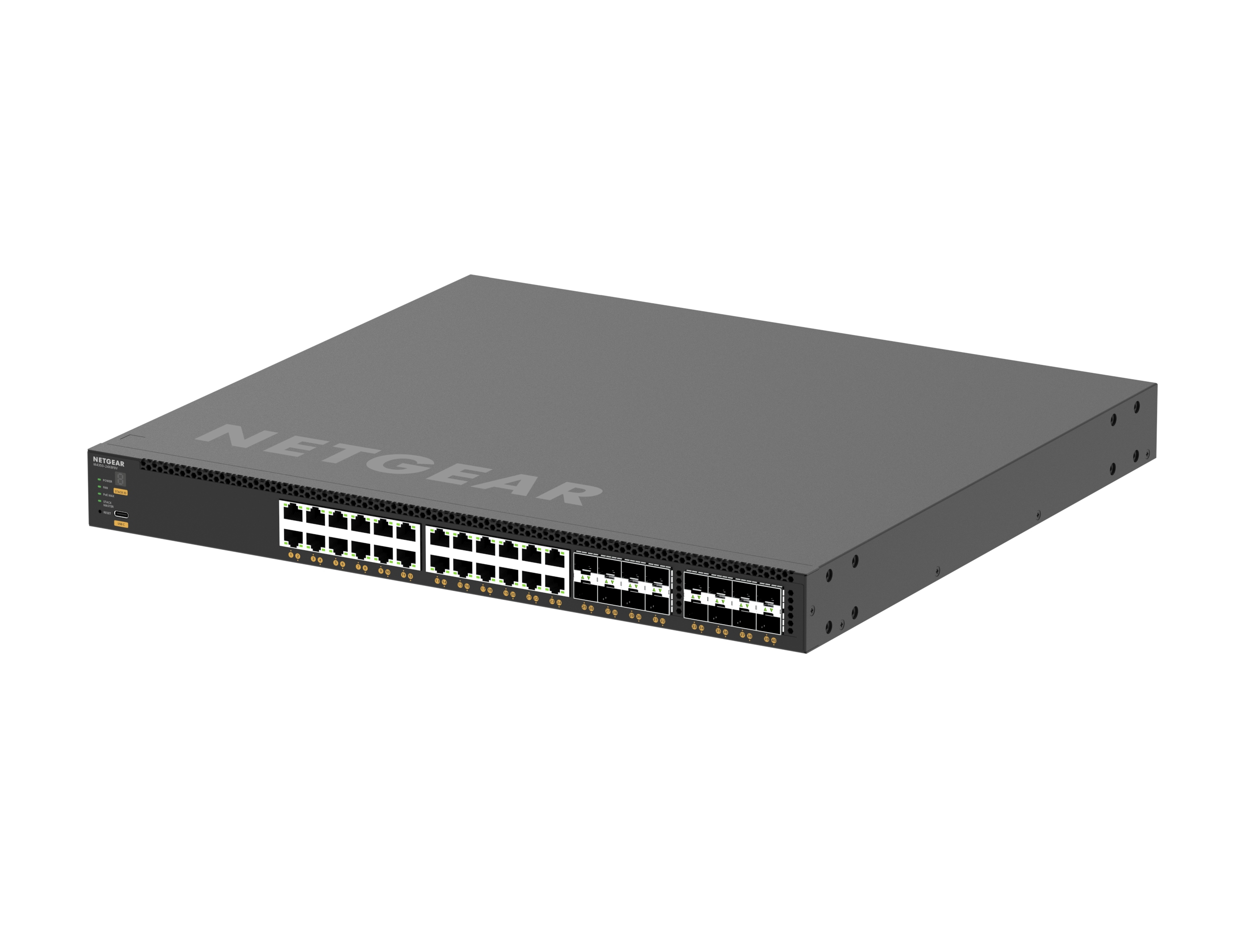 Netgear AV Line M4350-24X8F8V - Switch - L3 - managed - 24 x 100/1000/2.5G/5G/10GBase-T (PoE++)
