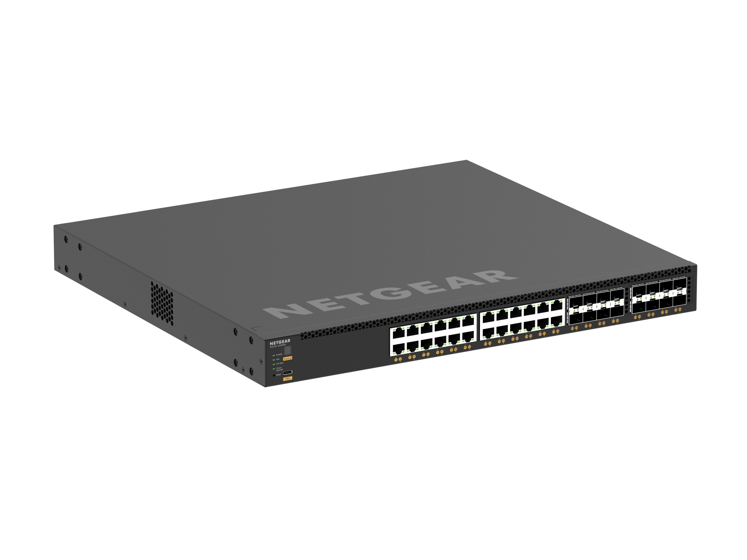 Netgear AV Line M4350-24X8F8V - Switch - L3 - managed - 24 x 100/1000/2.5G/5G/10GBase-T (PoE++)
