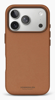 Vonmhlen Kunstleder-Case fr iPhone 17 Pro Max braun