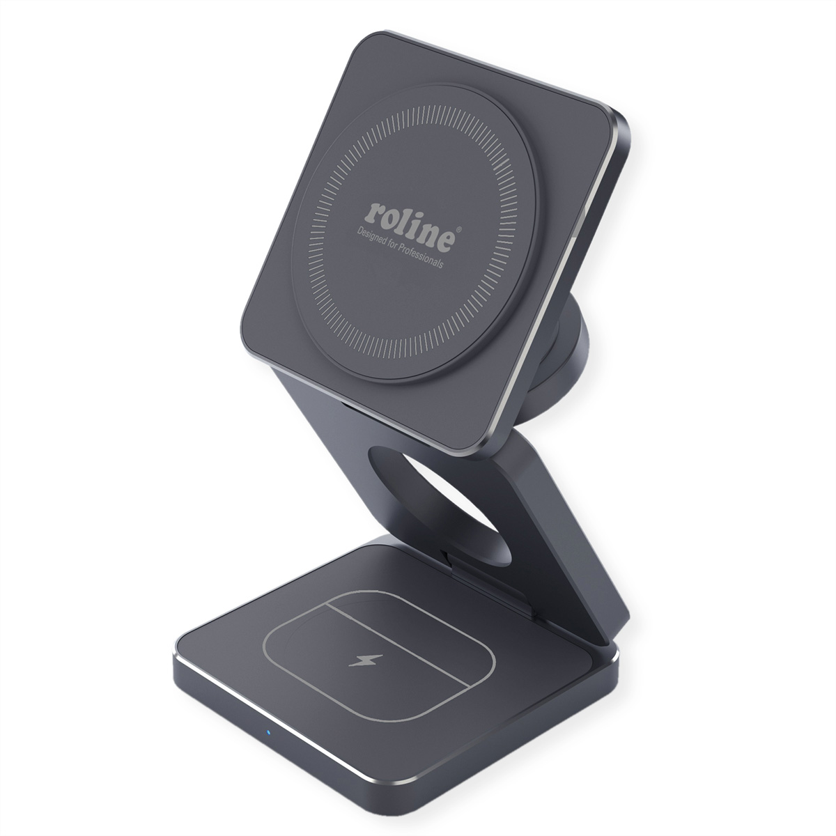 ROLINE 3-in-1-Induktionsladestation faltbar fr Samsung