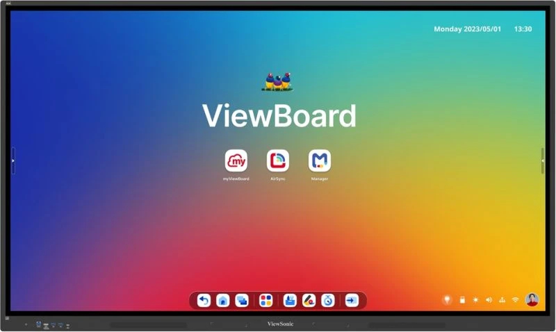 Viewsonic IFP6534 Display pizarra blanca interactiva 165,1 cm (65) 3840 x 2160 Pixeles Pantalla t�ctil Negro