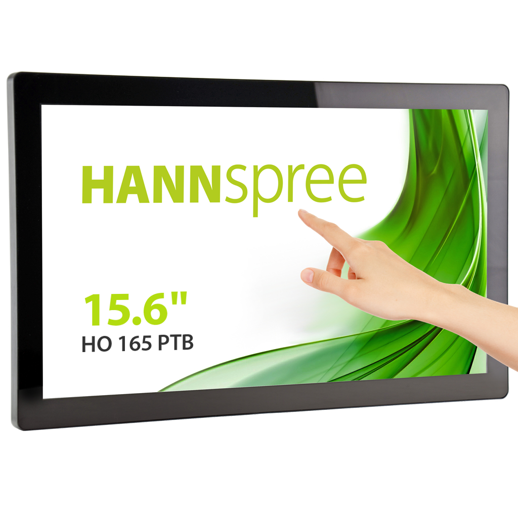 Hannspree Open Frame HO165PTB pantalla de se�alizaci�n 39,6 cm (15.6) LED 250 cd / m� Full HD Negro Pantalla t�ctil 24/7