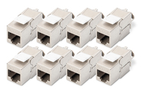 DIGITUS CAT 6A Keystone Jack shielded 8 pcs. tool free connection