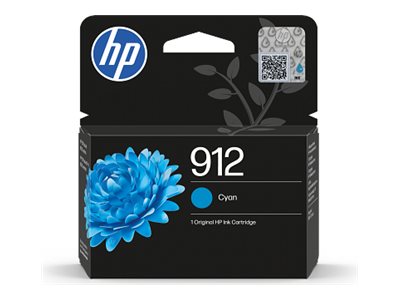HP 912 Cartouche dencre cyan authentique