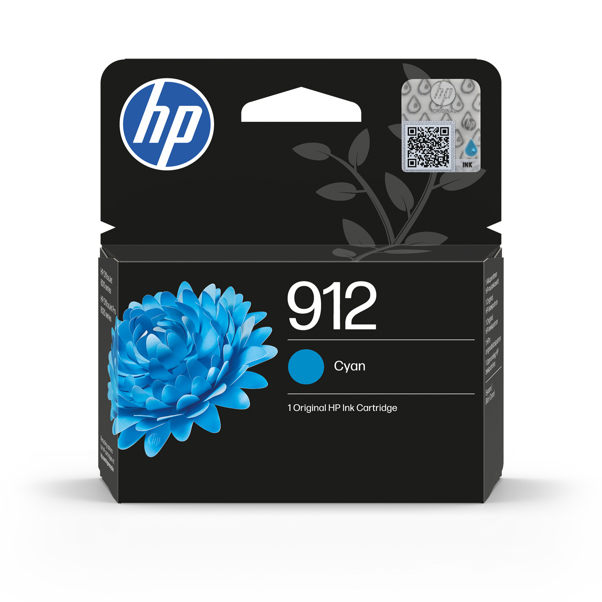 HP 912 Cartouche dencre cyan authentique