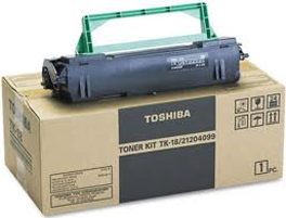Toshiba TK-18 cartucho de t�ner 1 pieza(s) Original Negro