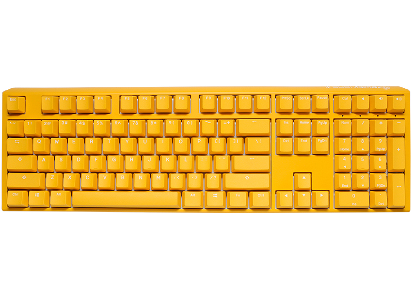 Ducky One 3 Yellow keyboard USB German