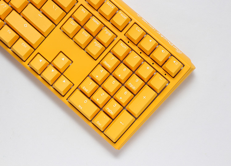 Ducky One 3 Yellow keyboard USB German