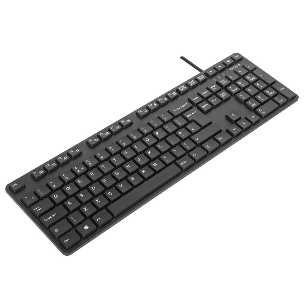 Targus AKM622UK clavier Souris incluse Universel USB QWERTY Anglais britannique Noir
