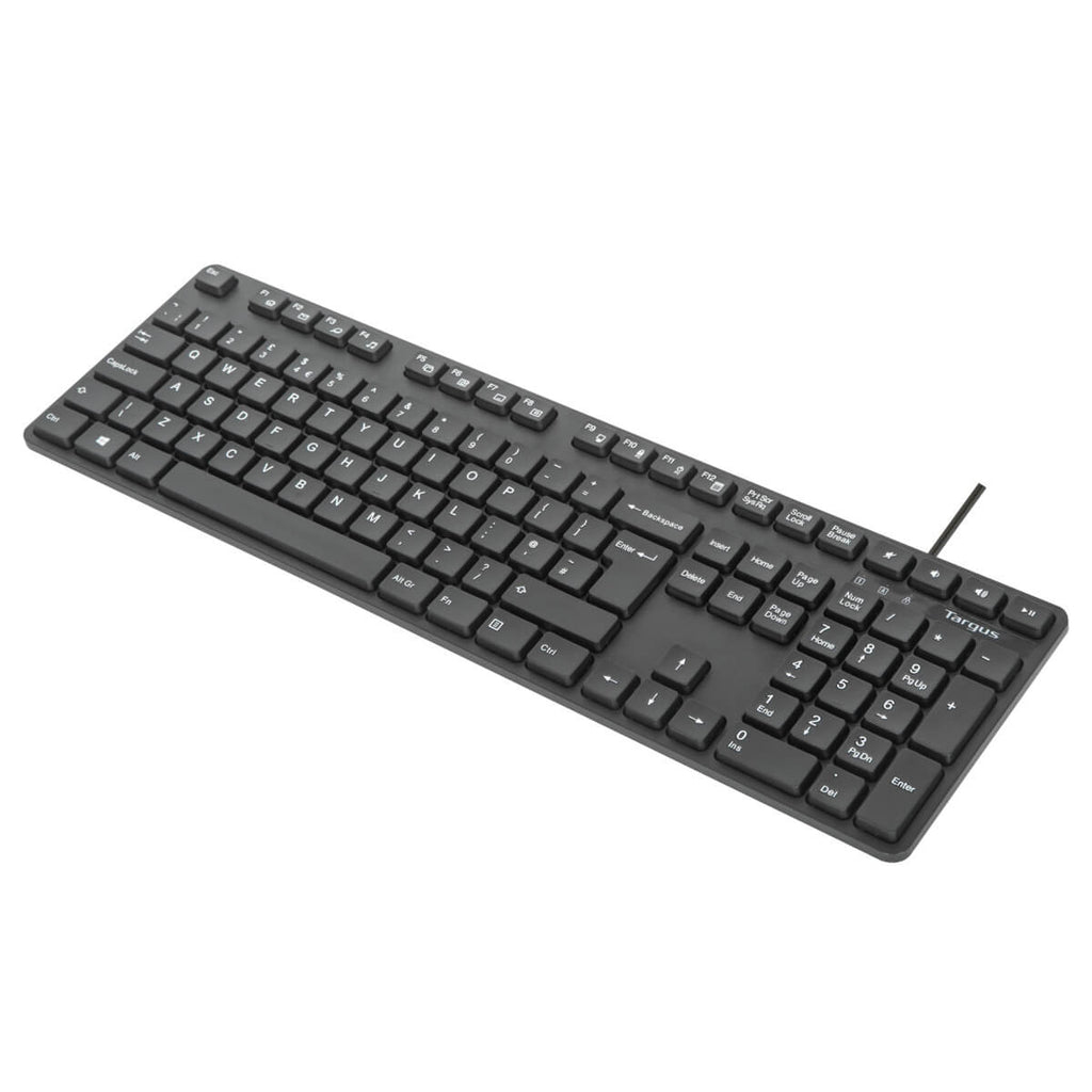 Targus AKM622UK clavier Souris incluse Universel USB QWERTY Anglais britannique Noir