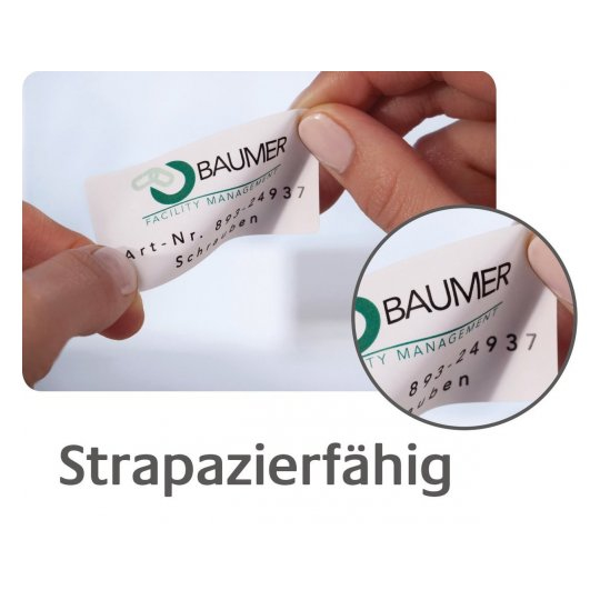 Avery Papier, Folien, Etiketten Blanco Etiqueta para impresora autoadhesiva
