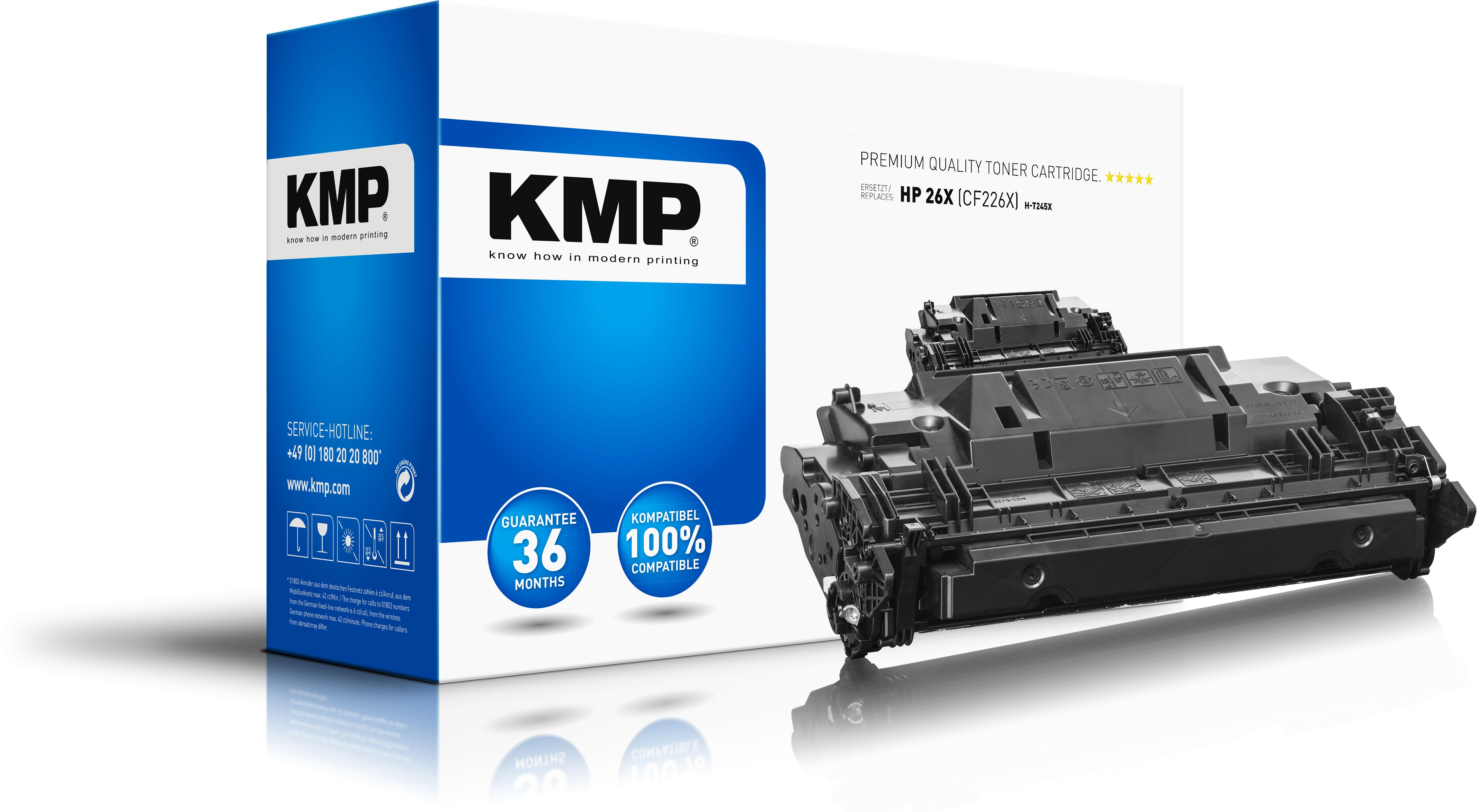 KMP H-T245X cartucho de t�ner 1 pieza(s) Compatible Negro