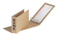 Pagna Bankringbuch 2-Ringe braun 5.0 cm DIN A6 quer