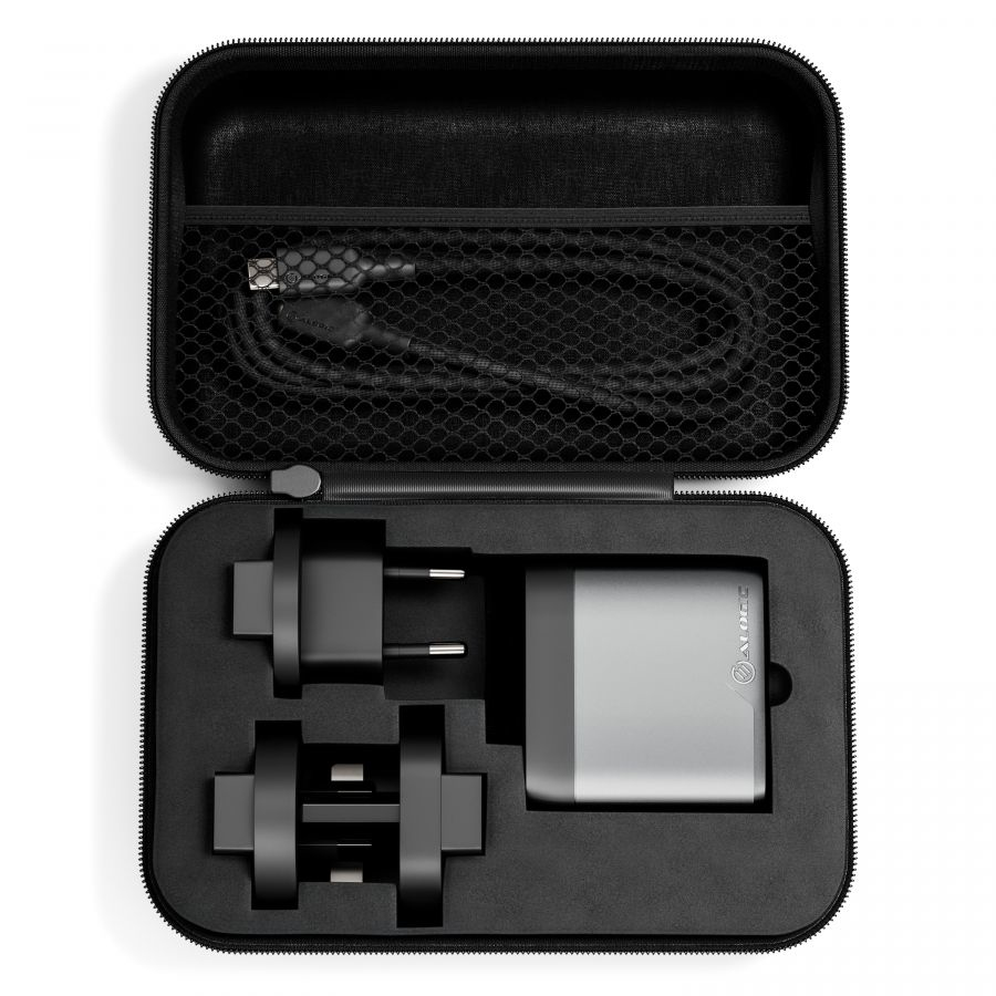 Alogic Rapid Power 3X67 - Netzteil - verschiedene L�nder - 67 Watt - 1.5 A - PD - 3 Ausgabeanschlussstellen (2 x USB-C, USB)