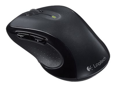 Logitech M510 - Maus - Fr Rechtshnder - Laser - 5 Tasten - kabellos - 2.4 GHz - kabelloser Empfnger (USB)