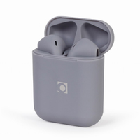 Gembird TWS-SEA-GW cuffia e auricolare Wireless In-ear Musica e Chiamate Micro-USB Bluetooth Grigio