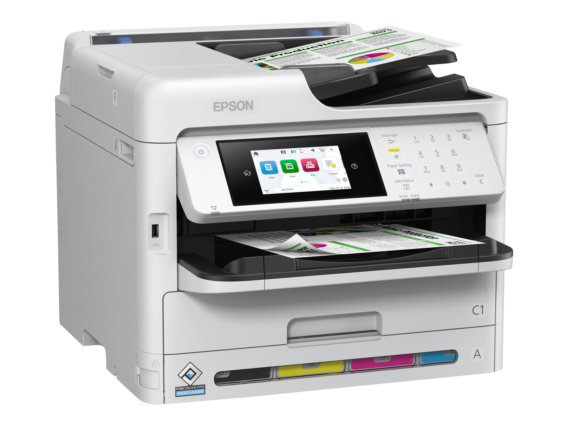 Epson WorkForce Pro WF-C5890DWF BAM - Multifunktionsdrucker - Farbe - Tintenstrahl - A4/Legal (Medien)
