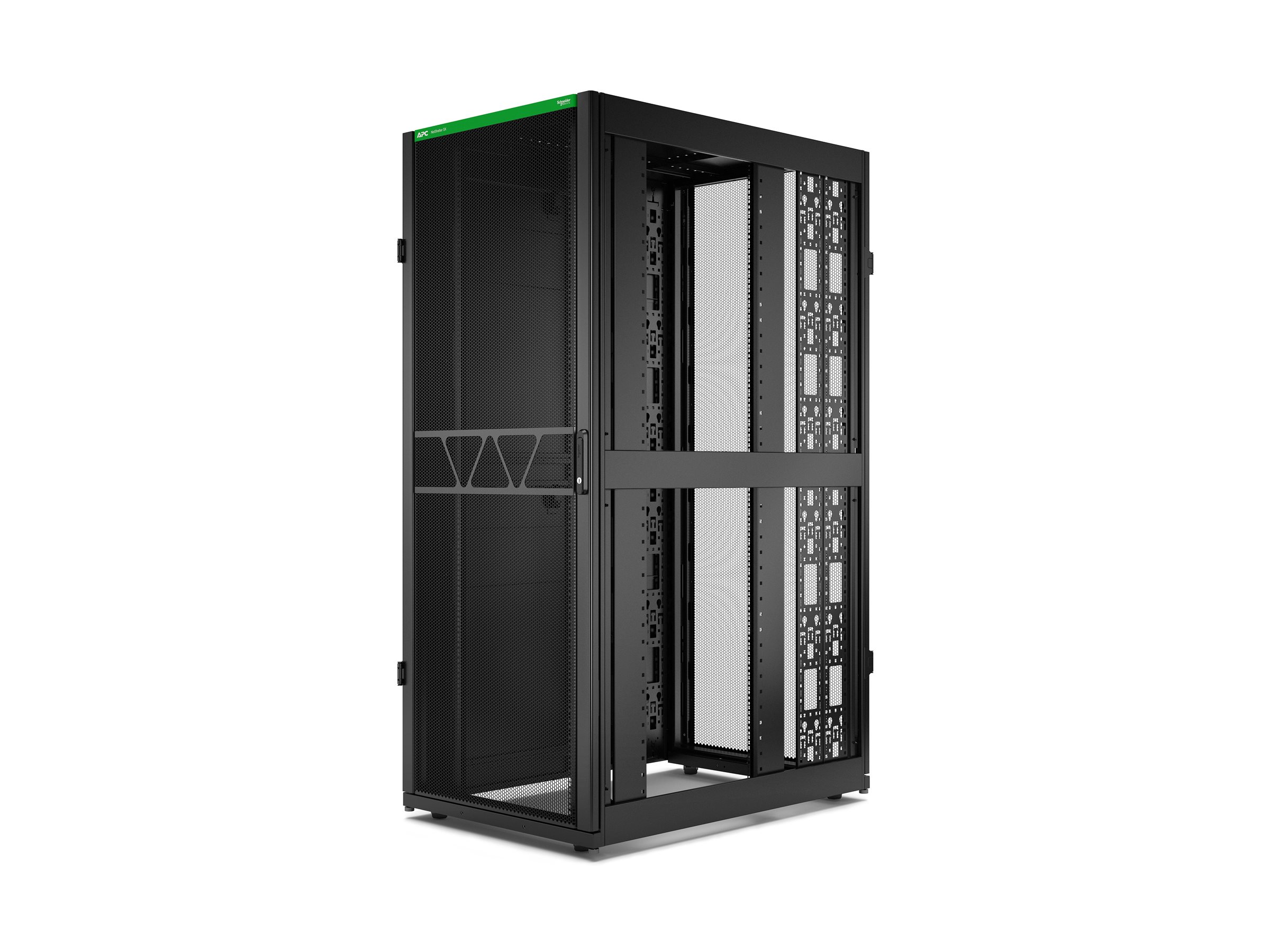 APC Rack Netshelter SX Server, 2e g�n�ration, 42U, 1 991H x 800L x 1 200D mm, avec panneaux lat�raux, noir