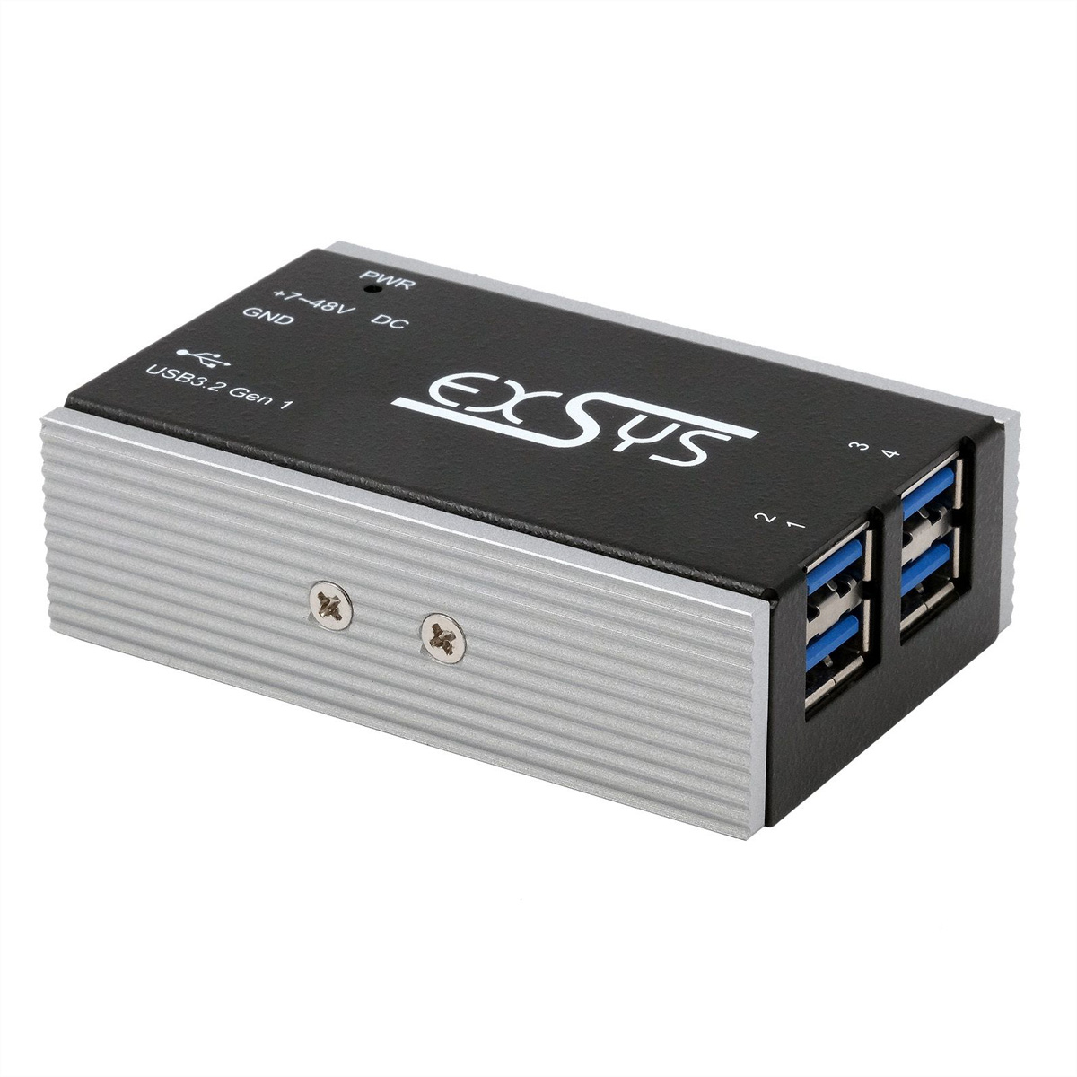 Exsys EX-1181HMS-WT 4-Port USB 3.2 Gen 1 Hub - Kabel