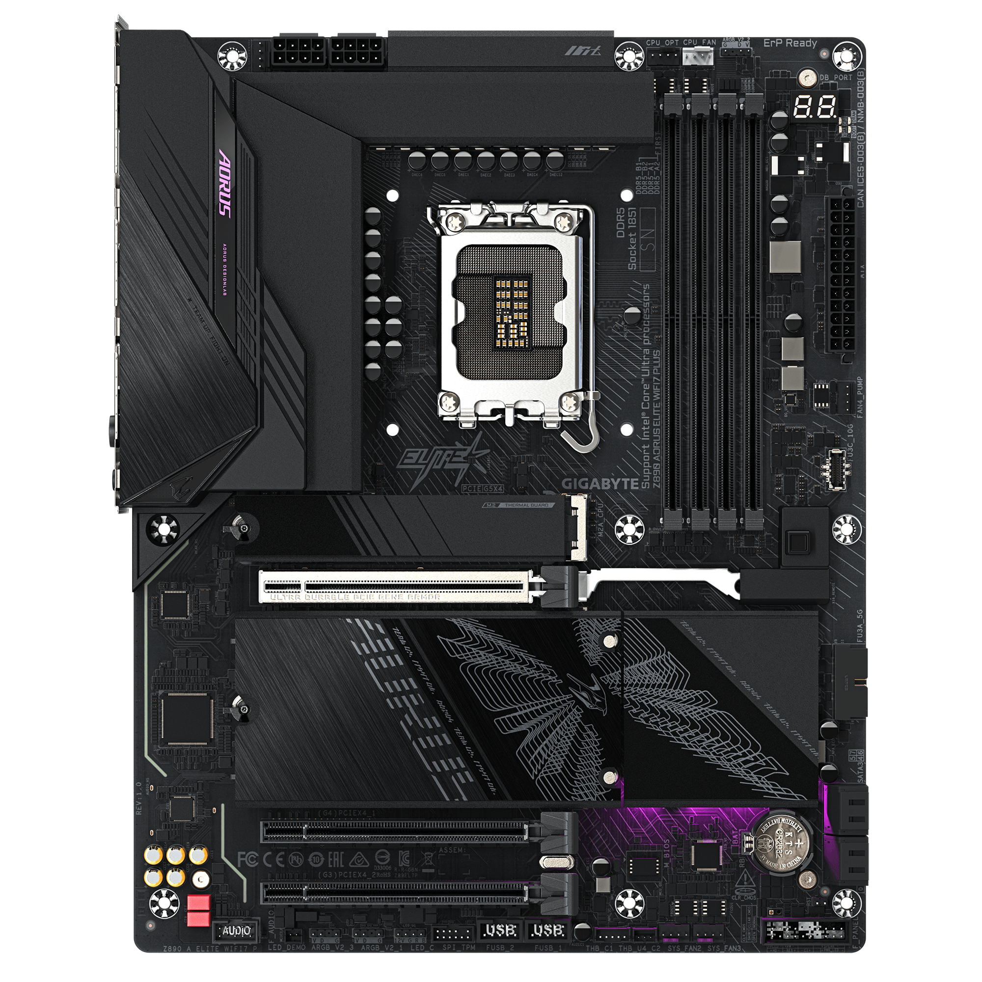 Gigabyte Z890 A ELITE WIFI7 P ATX Mainboard - Skt 1851 Intel Z890 - 256 GB DDR5