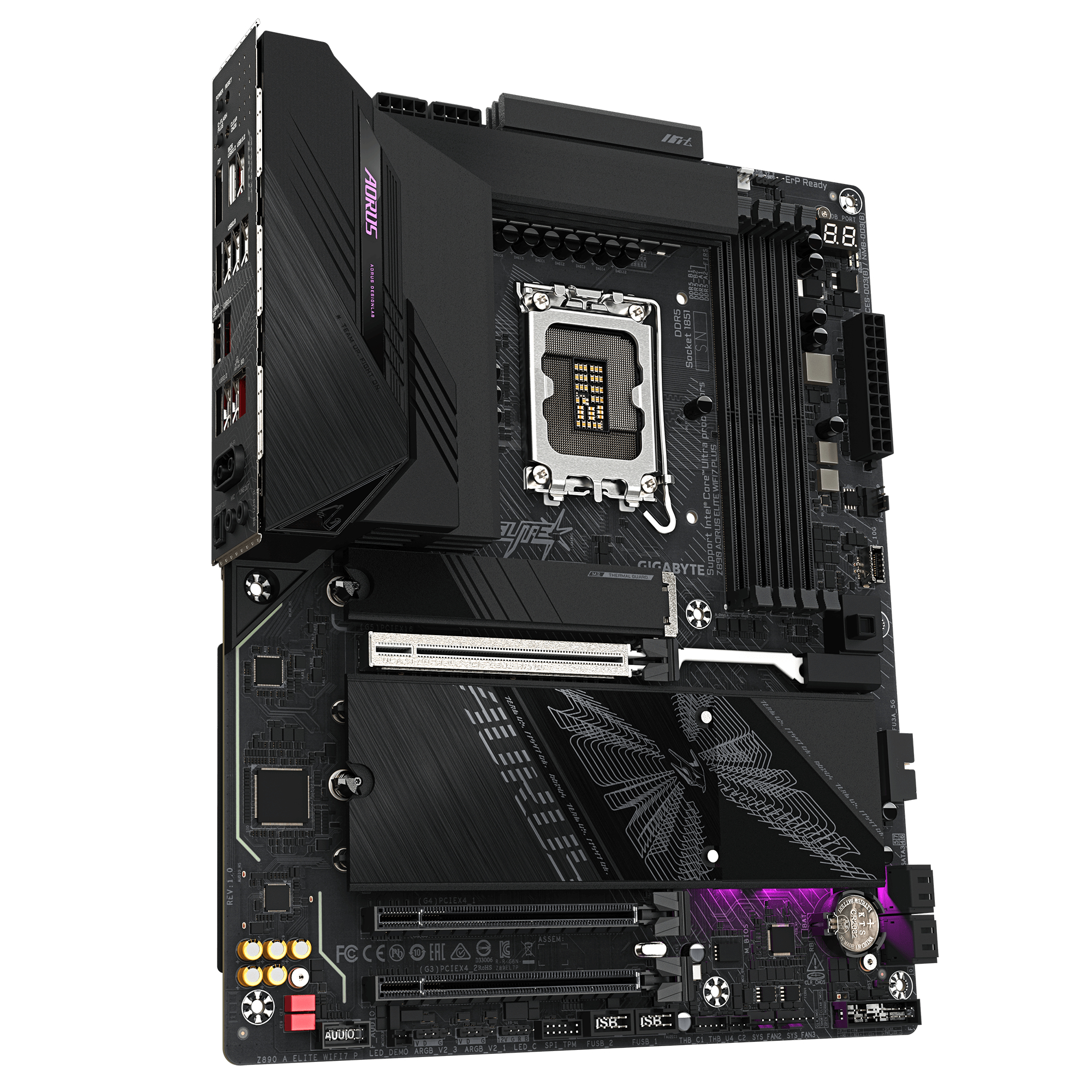 Gigabyte Z890 A ELITE WIFI7 P ATX Mainboard - Skt 1851 Intel Z890 - 256 GB DDR5