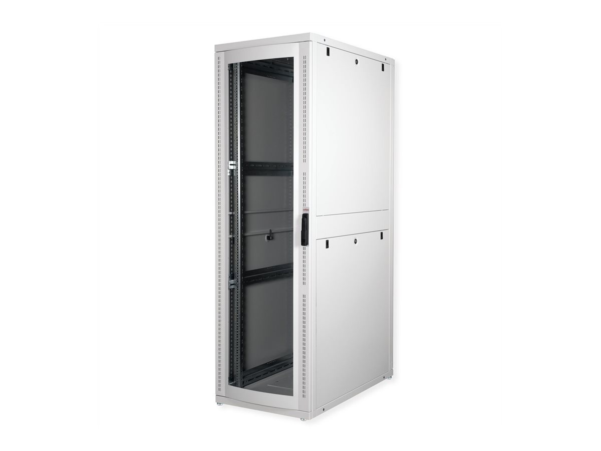 ROLINE Pro - Schrank Netzwerkschrank - Hellgrau, RAL 7035 - 42HE - 48.3 cm (19)